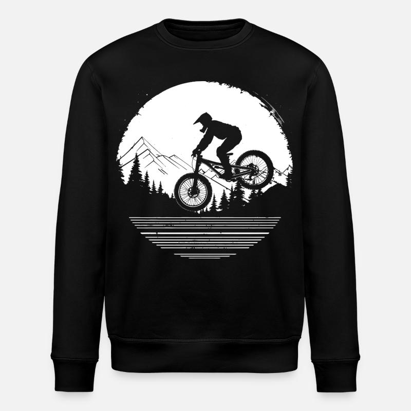 Amateurs de VTT - Sweat bio ROLLER Stanley/Stella Unisexe - noir