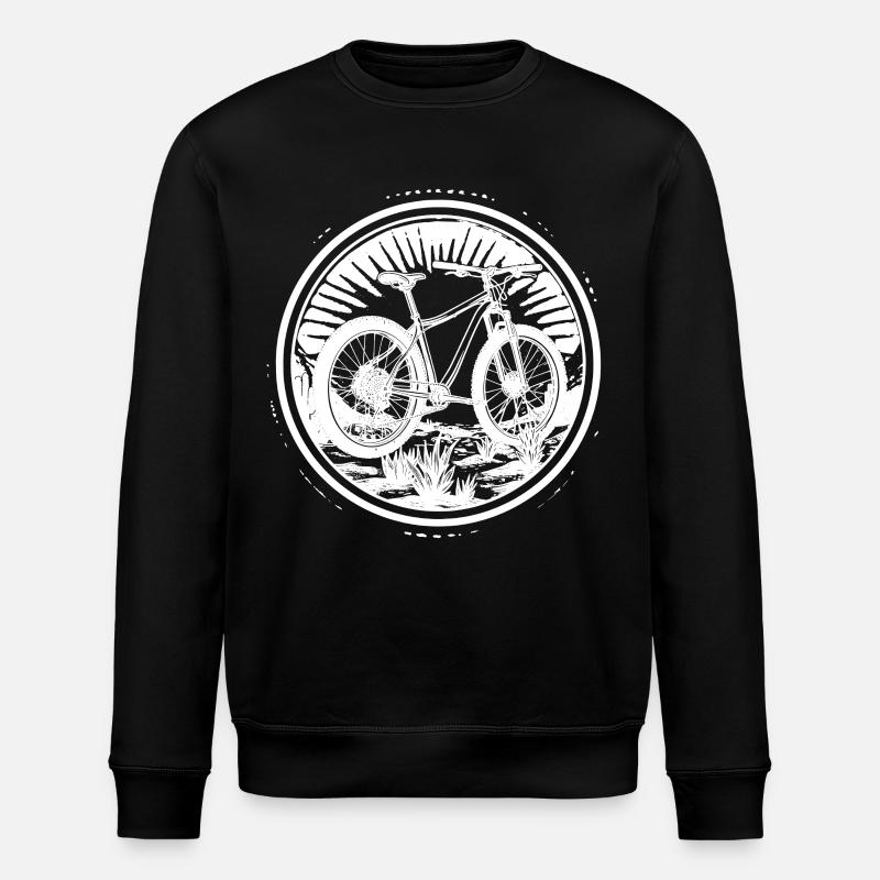 Mountainbike - Stanley/Stella Unisex Bio-Sweatshirt ROLLER - Schwarz