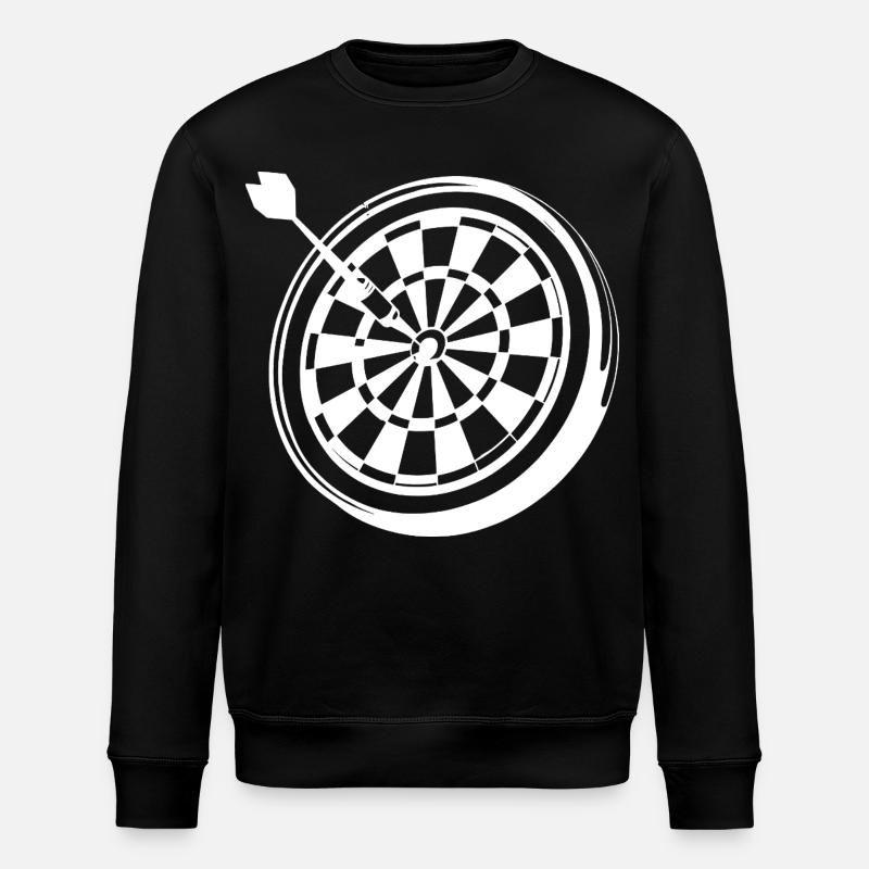 Dessin de fléchettes - Sweat bio ROLLER Stanley/Stella Unisexe - noir