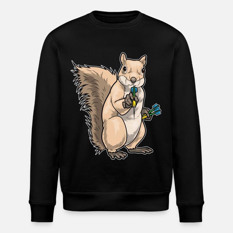 Fléchette écureuil Fléchette - Sweat bio ROLLER Stanley/Stella Unisexe - noir