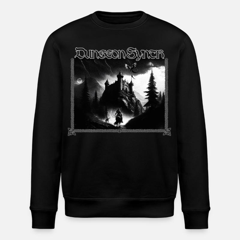 Dungeon Synth - Stanley/Stella ROLLER Unisex Organic Sweatshirt - black