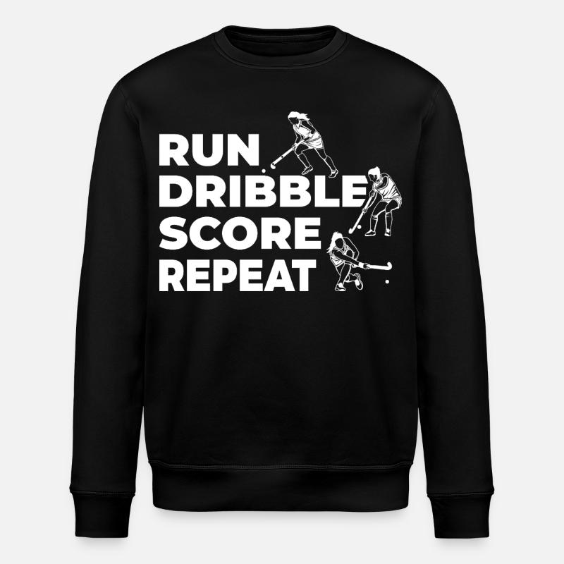 Joueurs de hockey sur gazon - Sweat bio ROLLER Stanley/Stella Unisexe - noir