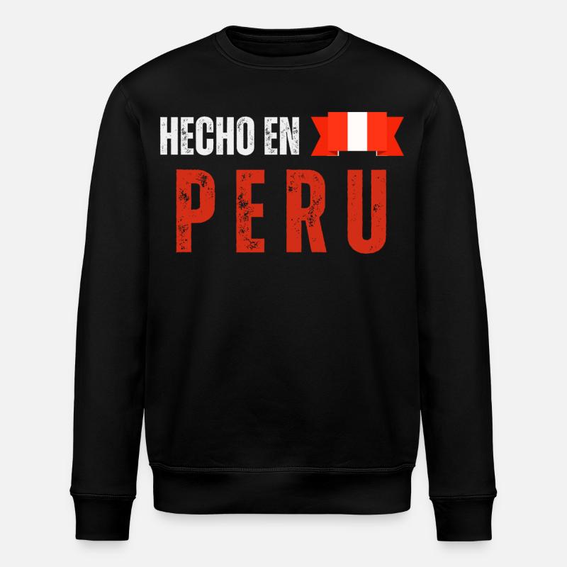 Made in Peru, Peruvian pride - Stanley/Stella ROLLER Unisex Organic Sweatshirt - black