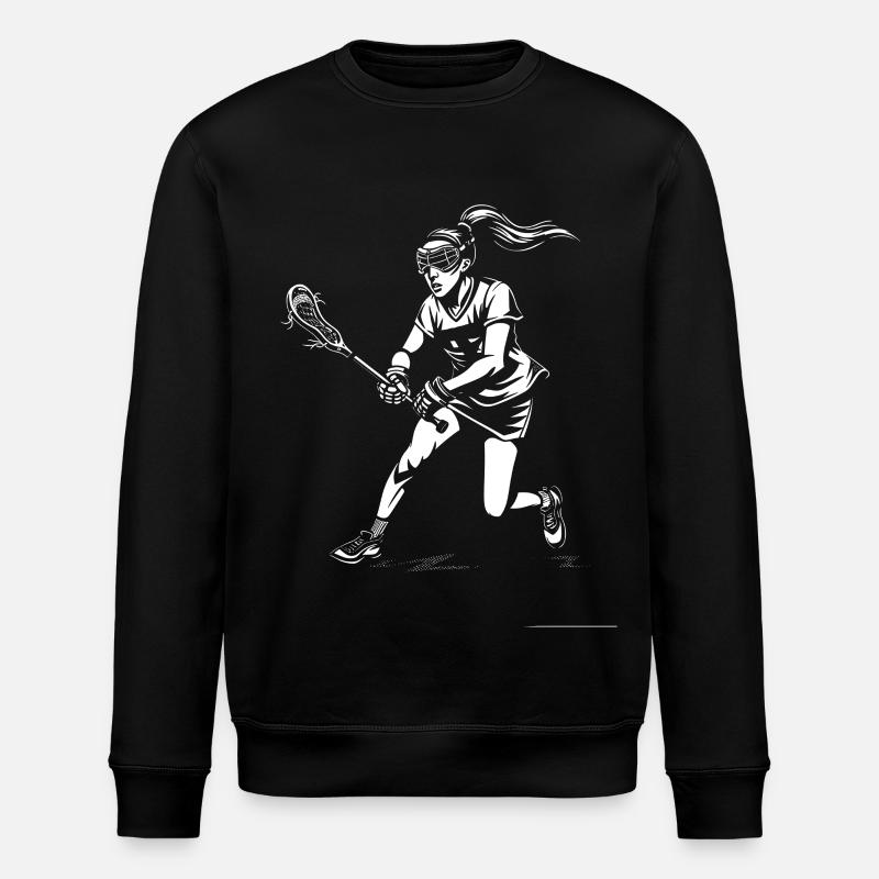 Joueuse de crosse - Sweat bio ROLLER Stanley/Stella Unisexe - noir