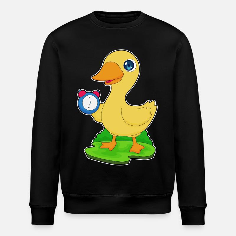 Réveil canard - Sweat bio ROLLER Stanley/Stella Unisexe - noir