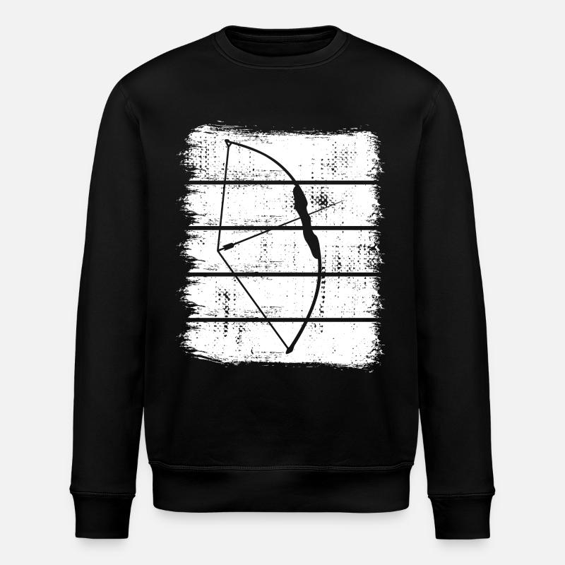 Chasse à l’arc - Sweat bio ROLLER Stanley/Stella Unisexe - noir