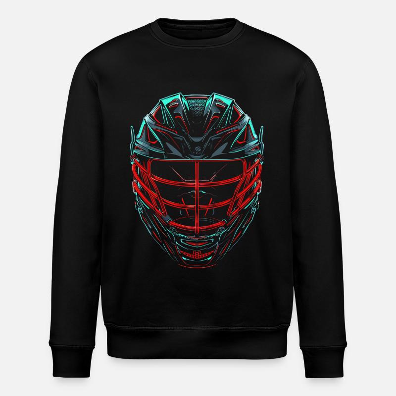 Lacrosse Helm Retrowave - Stanley/Stella Unisex Bio-Sweatshirt ROLLER - Schwarz