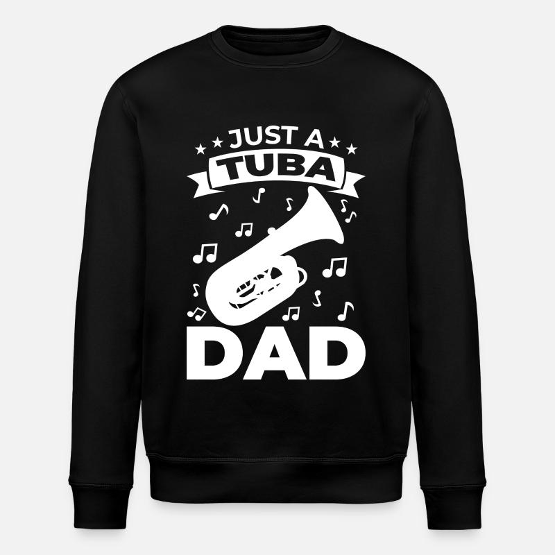 Tuba Vater - Stanley/Stella Unisex Bio-Sweatshirt ROLLER - Schwarz