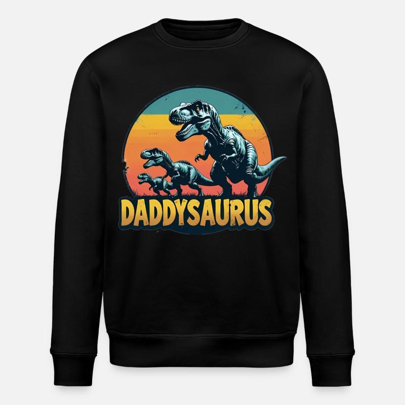 Daddysaurus - Sweat bio ROLLER Stanley/Stella Unisexe - noir