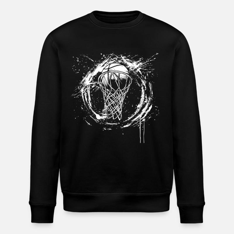 Basketballkorb - Stanley/Stella Unisex Bio-Sweatshirt ROLLER - Schwarz