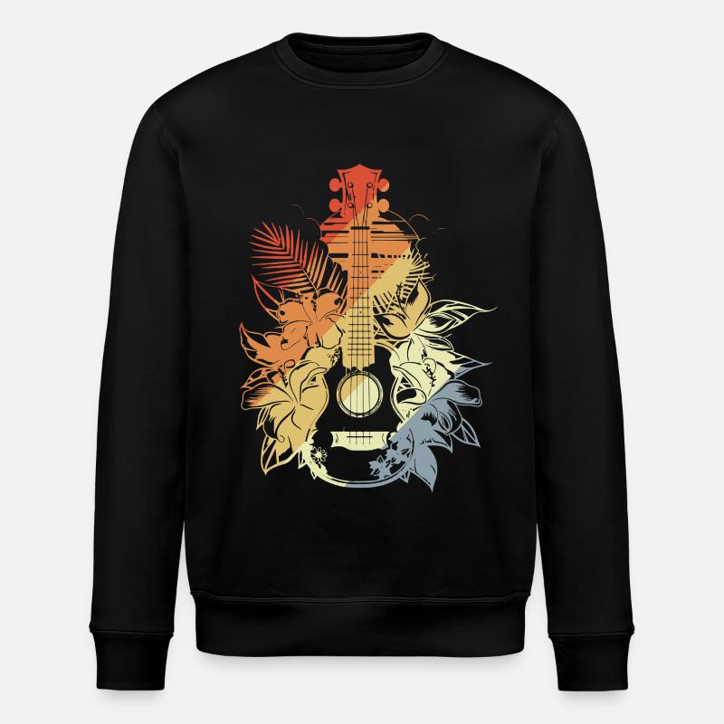 Ukulélé Cartoon Look - Sweat bio ROLLER Stanley/Stella Unisexe - noir