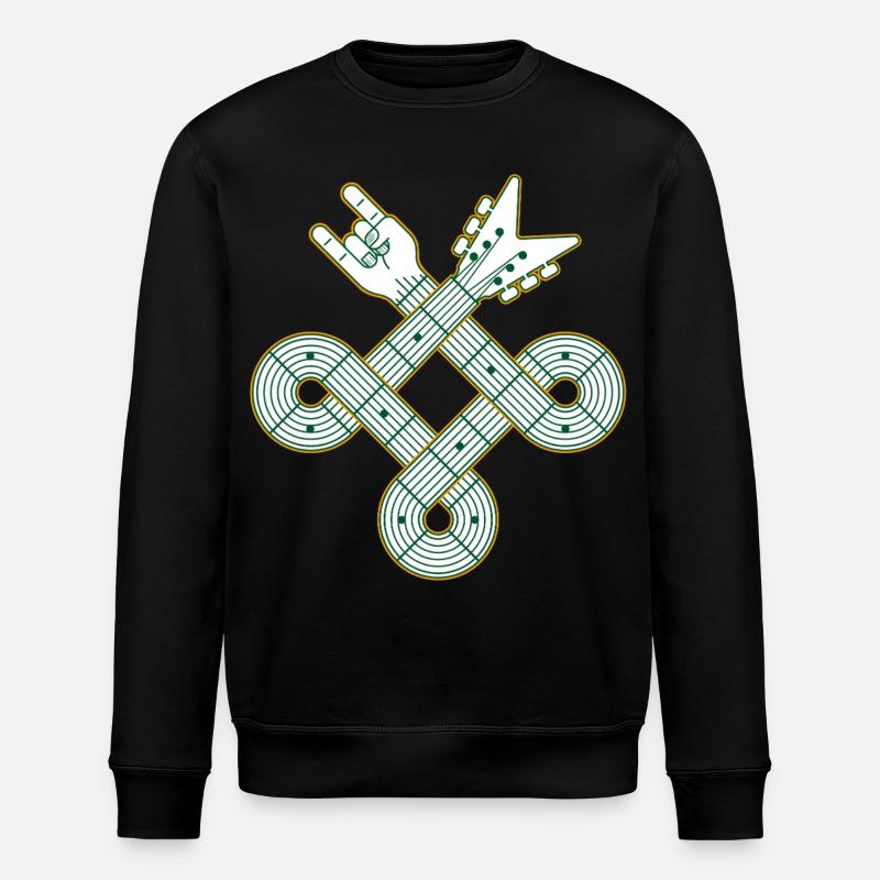 Guitare à nœud celtique - Sweat bio ROLLER Stanley/Stella Unisexe - noir
