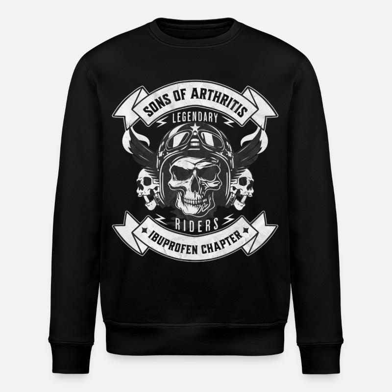 Sons of Arthritis Ibuprofen Chapter Biker - Stanley/Stella Unisex Bio-Sweatshirt ROLLER - Schwarz