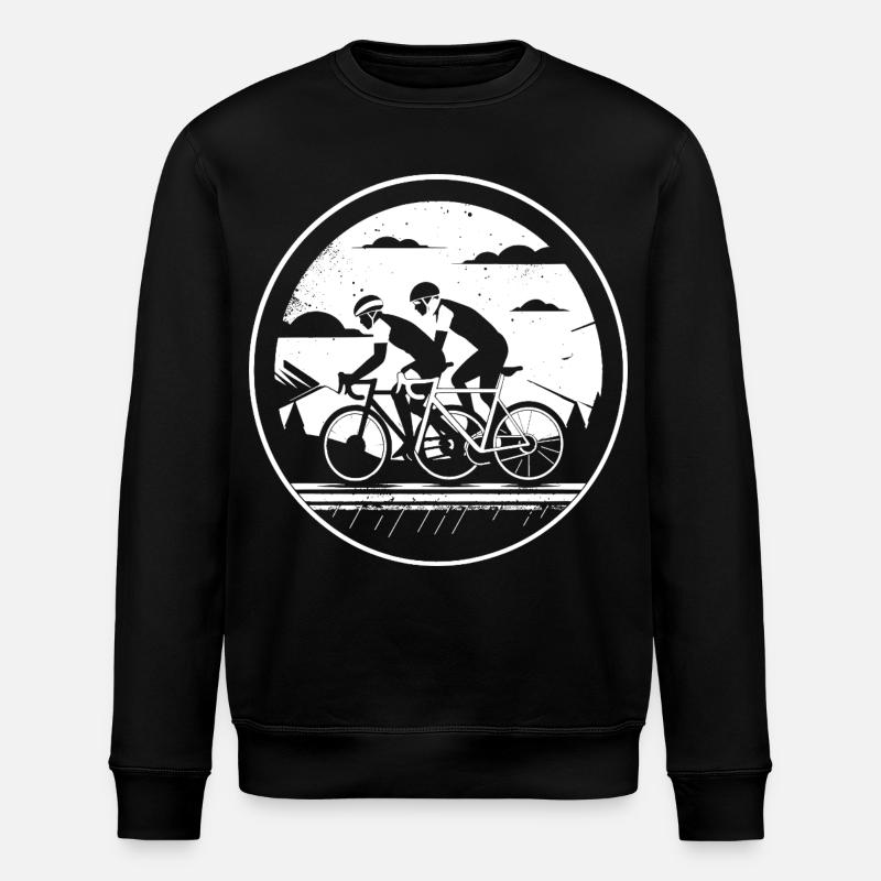 Illustration de cyclisme - Sweat bio ROLLER Stanley/Stella Unisexe - noir