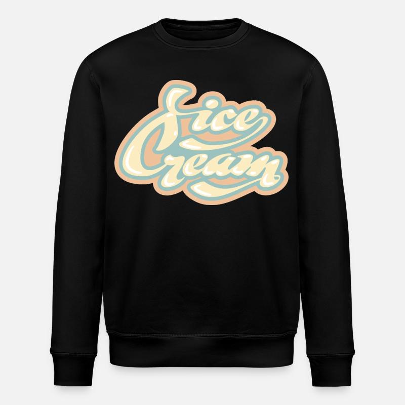 Eis Swirl - Stanley/Stella Unisex Bio-Sweatshirt ROLLER - Schwarz