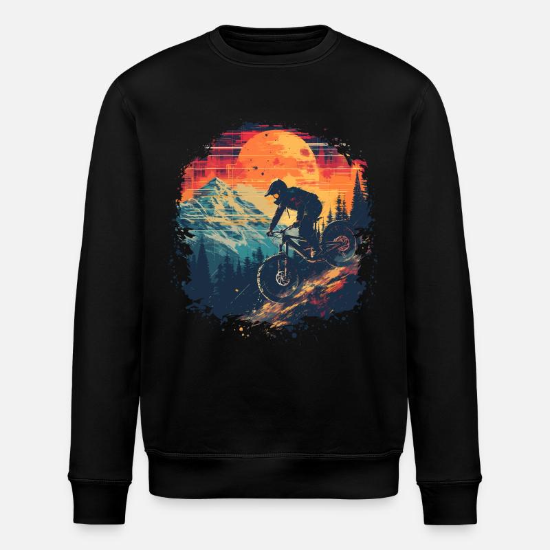 VTT Synthwave - Sweat bio ROLLER Stanley/Stella Unisexe - noir