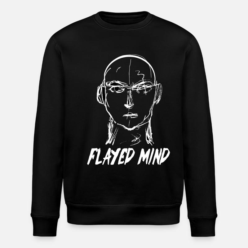 écorché Blanc - Sweat bio ROLLER Stanley/Stella Unisexe - noir