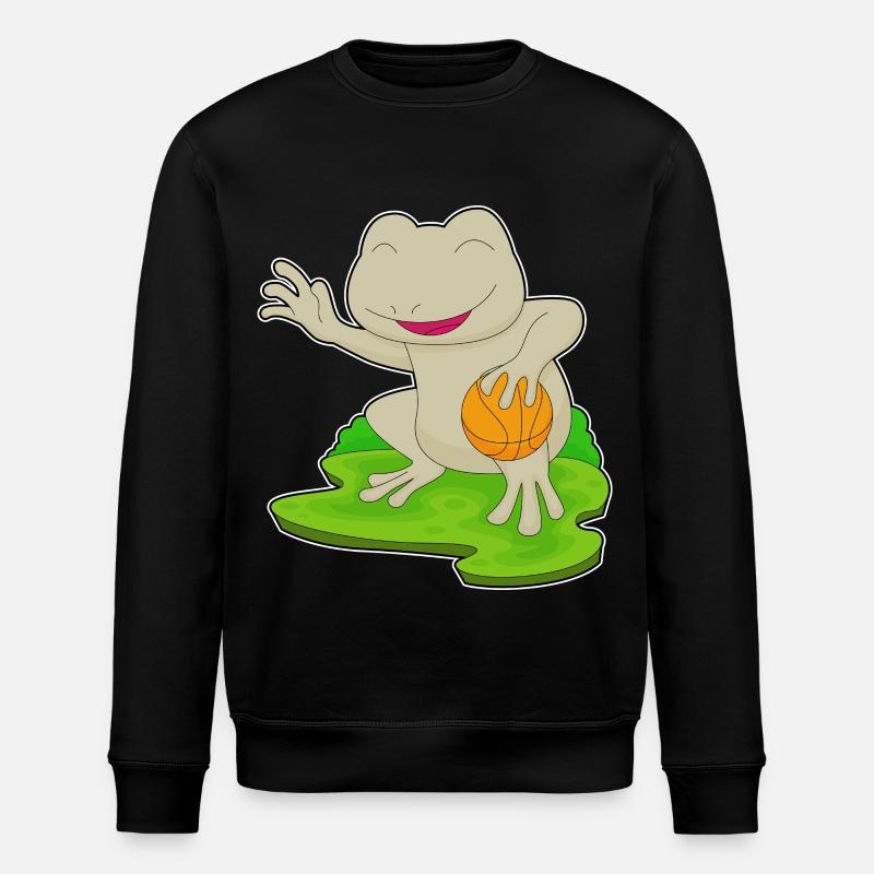 grenouille basketteur basketteur - Sweat bio ROLLER Stanley/Stella Unisexe - noir