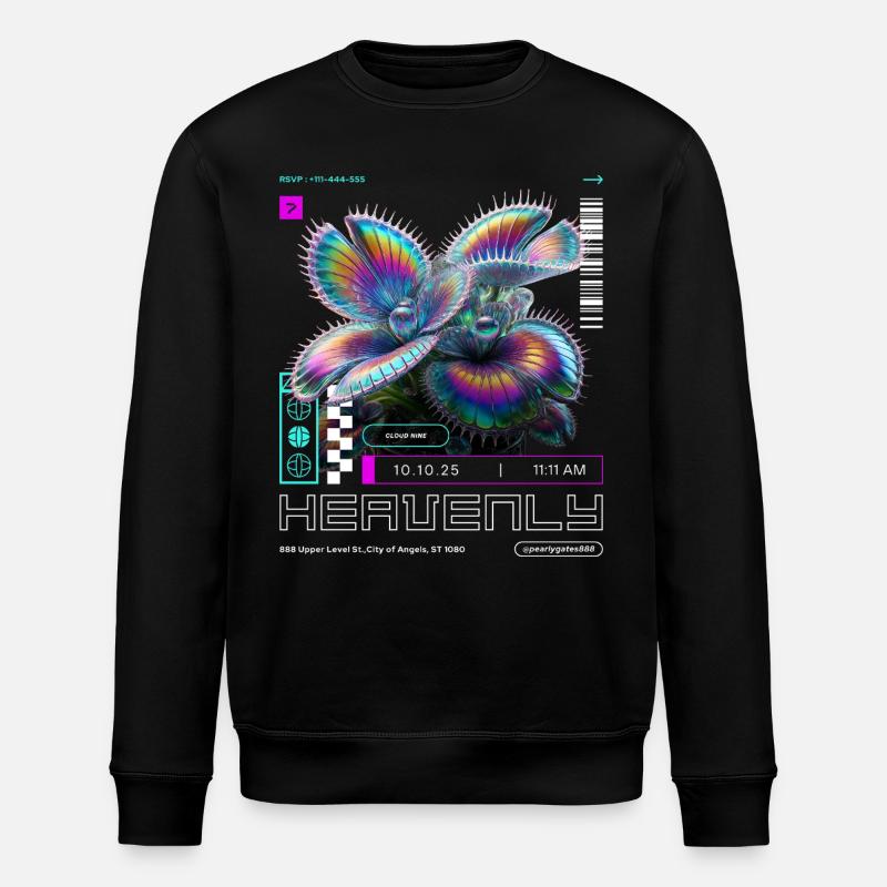 Holojardin céleste - Sweat bio ROLLER Stanley/Stella Unisexe - noir