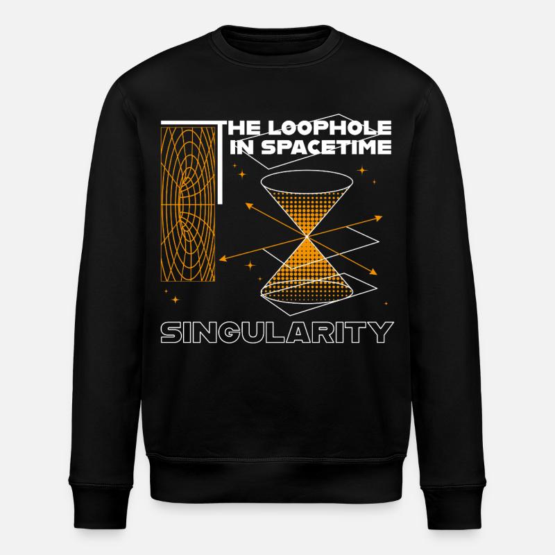 Loophole in Spacetime - Stanley/Stella Unisex Bio-Sweatshirt ROLLER - Schwarz