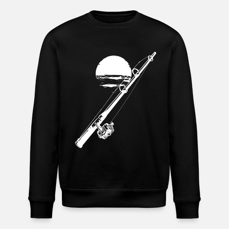 Graphique de pêche - Sweat bio ROLLER Stanley/Stella Unisexe - noir