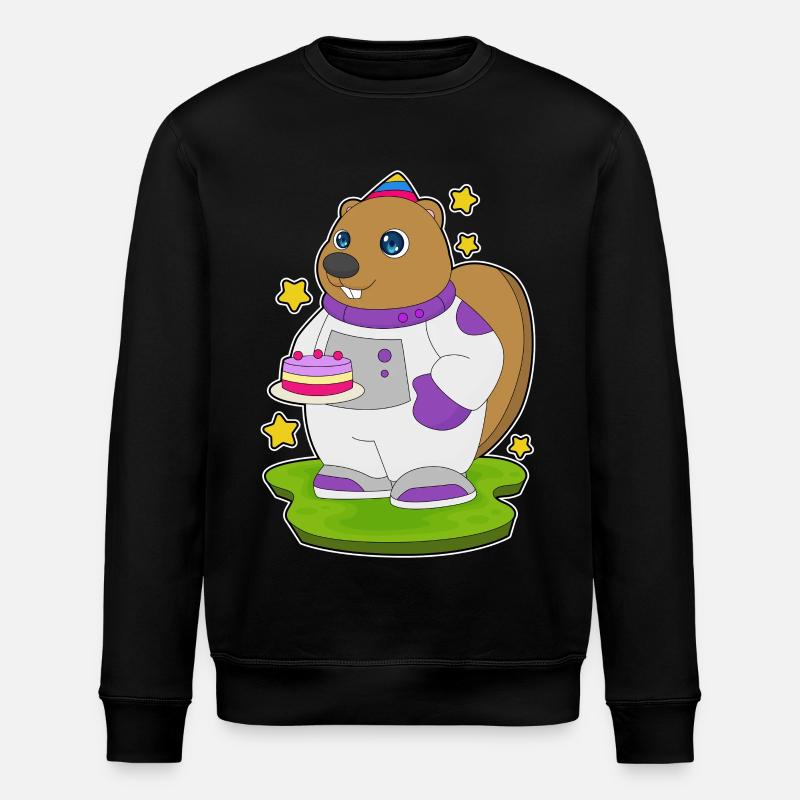 Beaver Anniversaire Astronaute - Sweat bio ROLLER Stanley/Stella Unisexe - noir