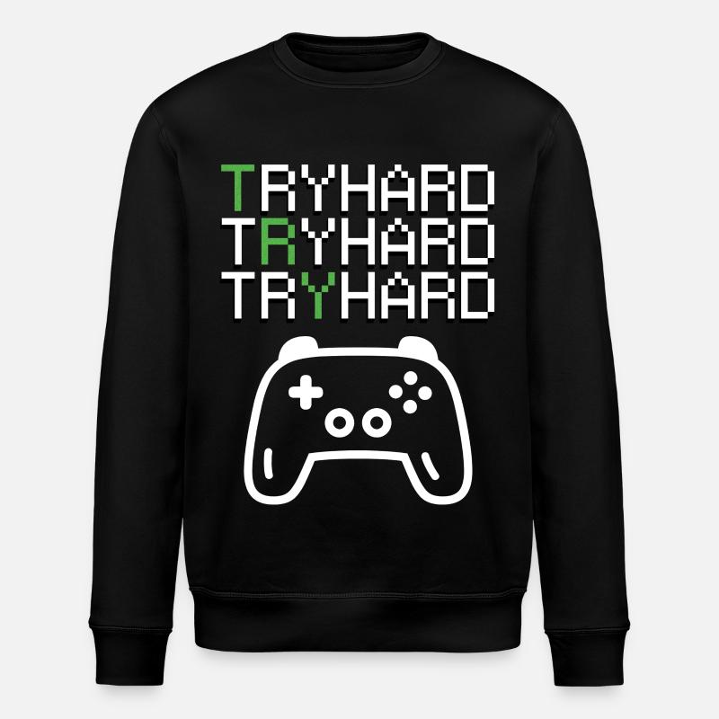 Graphismes Real Tryhard Gamer - Sweat bio ROLLER Stanley/Stella Unisexe - noir