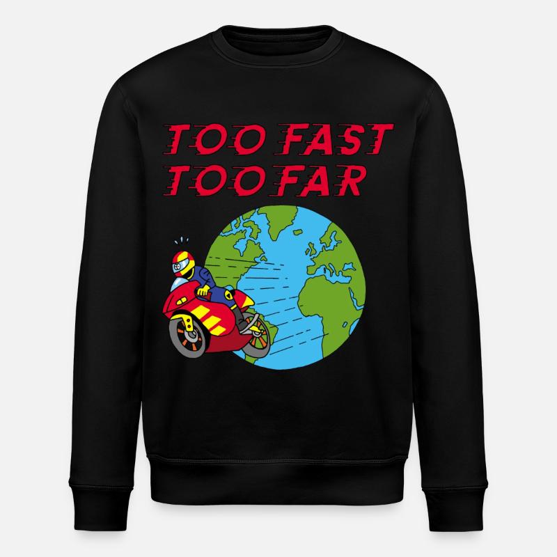 Der Biker - Stanley/Stella Unisex Bio-Sweatshirt ROLLER - Schwarz