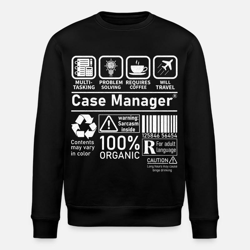 Case Manager multi tasking problem solving - Stanley/Stella Unisex Bio-Sweatshirt ROLLER - Schwarz