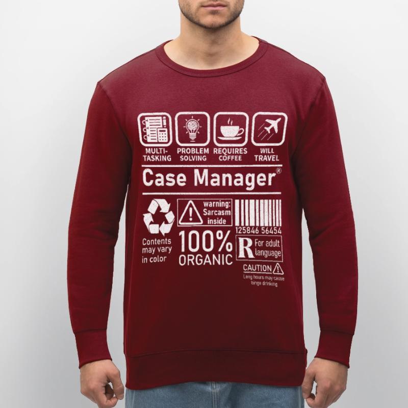 Case Manager multi tasking problem solving Stanley/Stella ROLLER Unisex Organic Sweatshirt