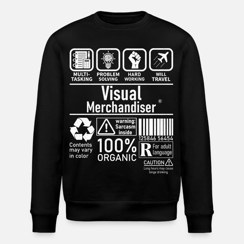 Visual Merchandiser résolution de problèmes multitâches - Sweat bio ROLLER Stanley/Stella Unisexe - noir