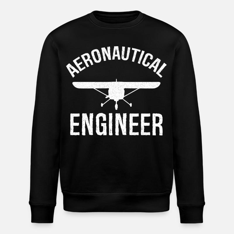 Aeronautical Engineer - Stanley/Stella Unisex Bio-Sweatshirt ROLLER - Schwarz