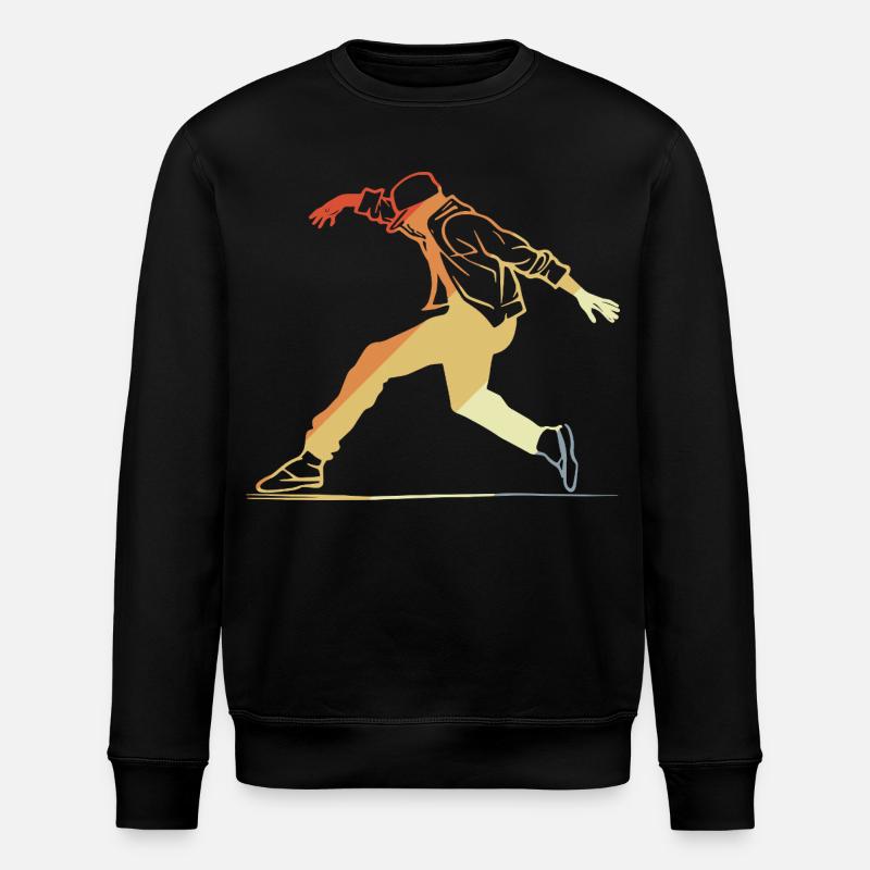 Breakdance rétro - Sweat bio ROLLER Stanley/Stella Unisexe - noir