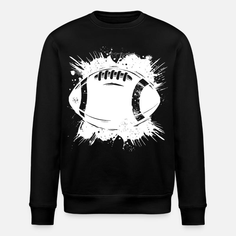 Graphismes de football - Sweat bio ROLLER Stanley/Stella Unisexe - noir