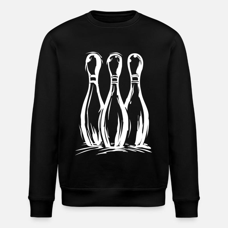 Quilles de bowling - Sweat bio ROLLER Stanley/Stella Unisexe - noir