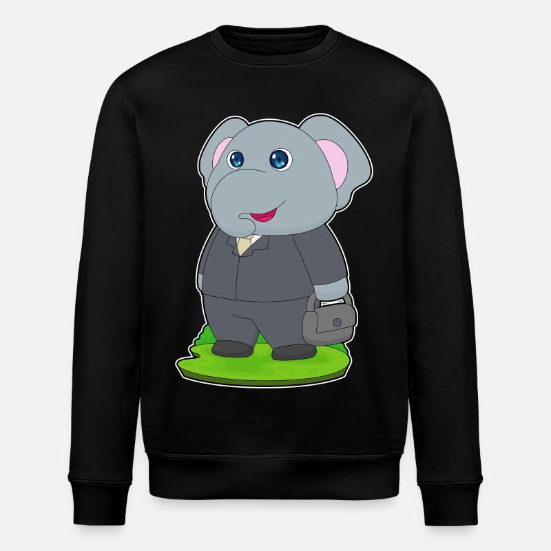 Sac Elephant Gentleman - Sweat bio ROLLER Stanley/Stella Unisexe - noir