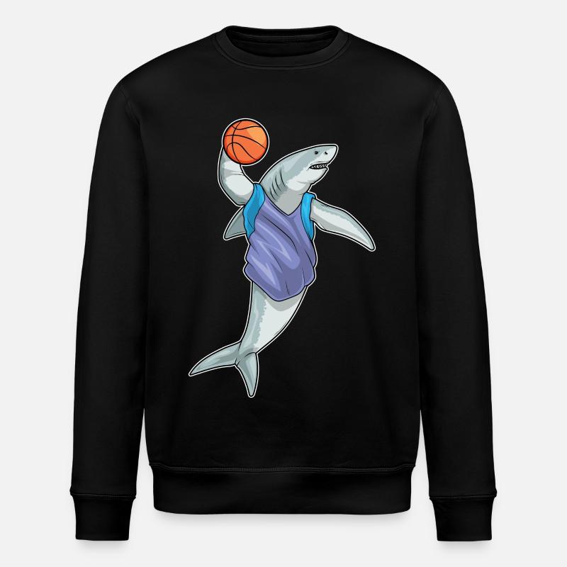 Requin Basketteur Basketteur - Sweat bio ROLLER Stanley/Stella Unisexe - noir
