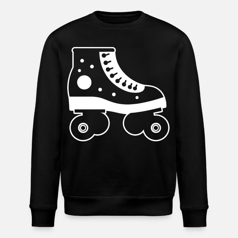 Rollschuhe Cartoon-Stil - Stanley/Stella Unisex Bio-Sweatshirt ROLLER - Schwarz