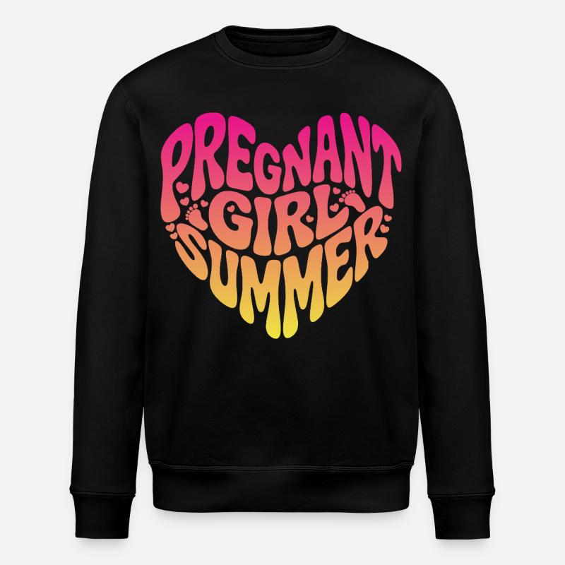 Fille enceinte Été - Sweat bio ROLLER Stanley/Stella Unisexe - noir