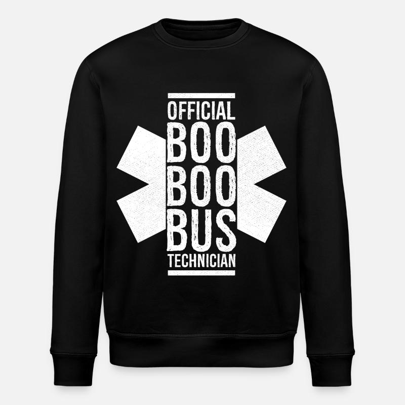 technicien officiel du Boo Boo Bus - Sweat bio ROLLER Stanley/Stella Unisexe - noir