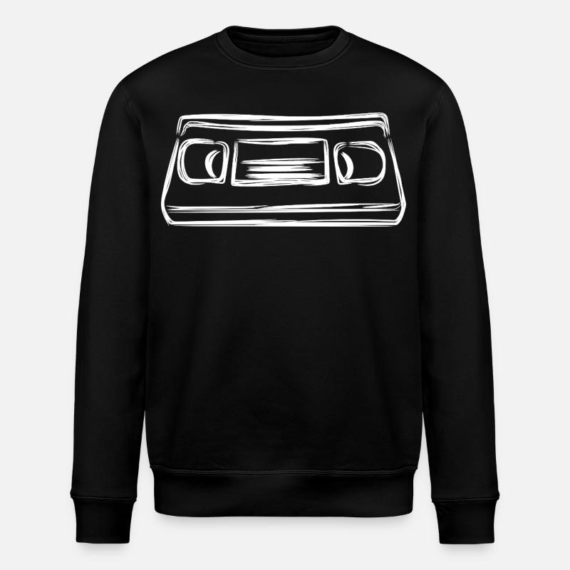 Cassette vidéo - Sweat bio ROLLER Stanley/Stella Unisexe - noir