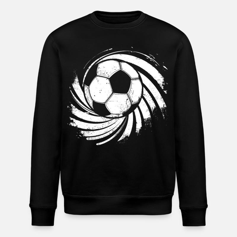 Dessin de football - Sweat bio ROLLER Stanley/Stella Unisexe - noir