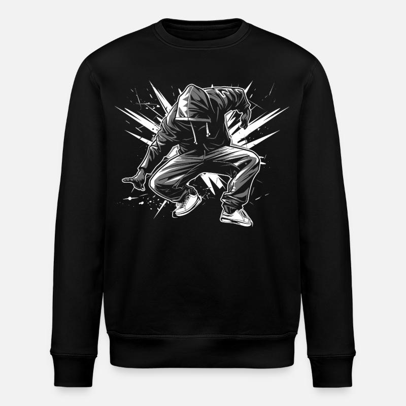 Breakdancers - Sweat bio ROLLER Stanley/Stella Unisexe - noir