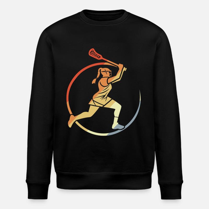 Frauen Lacrosse - Stanley/Stella Unisex Bio-Sweatshirt ROLLER - Schwarz