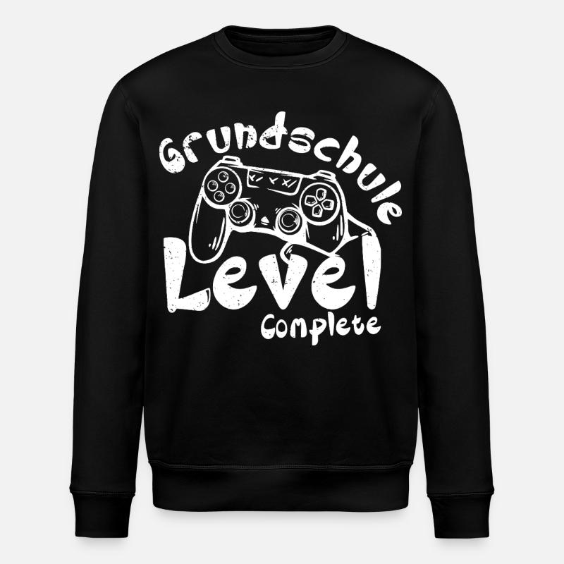 Grundschule Level Complete - Stanley/Stella Unisex Bio-Sweatshirt ROLLER - Schwarz