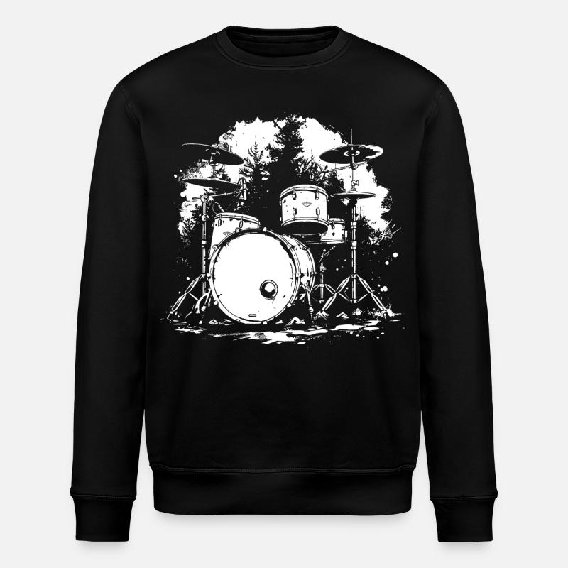 Percussion - Stanley/Stella ROLLER Unisex Organic Sweatshirt - black