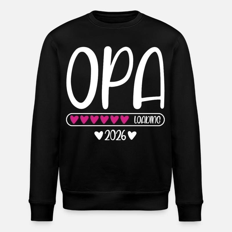 Opa 2026  - Stanley/Stella Unisex Bio-Sweatshirt ROLLER - Schwarz