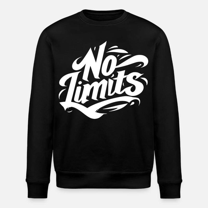 no limits - Stanley/Stella Unisex Bio-Sweatshirt ROLLER - Schwarz