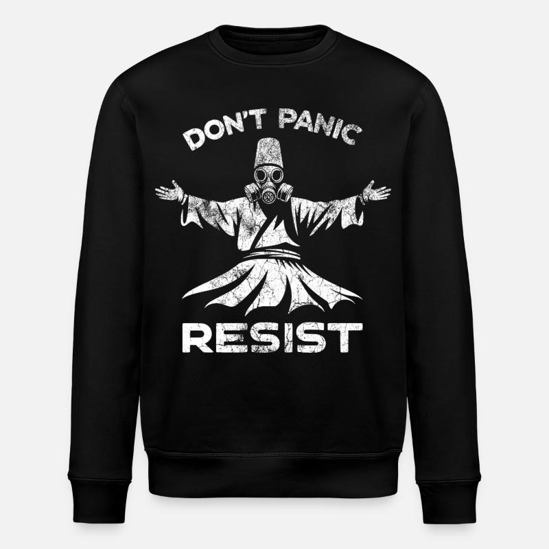 Résiste - Sweat bio ROLLER Stanley/Stella Unisexe - noir