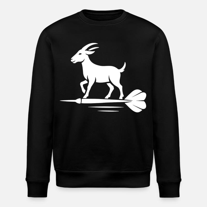 Bock auf Dart - Stanley/Stella Unisex Bio-Sweatshirt ROLLER - Schwarz